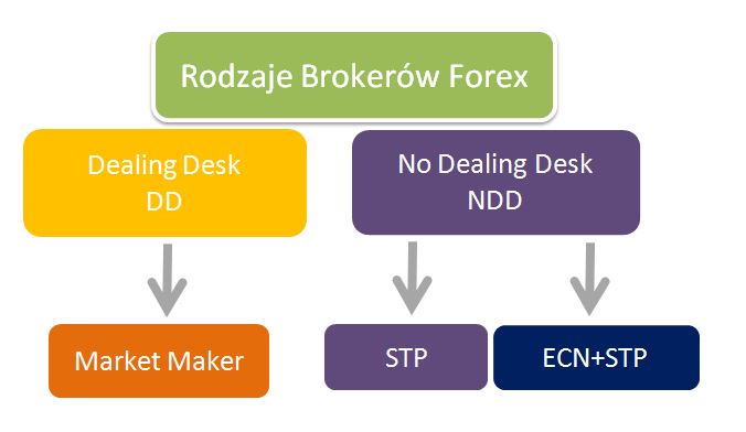 Rodzaje brokerów forex