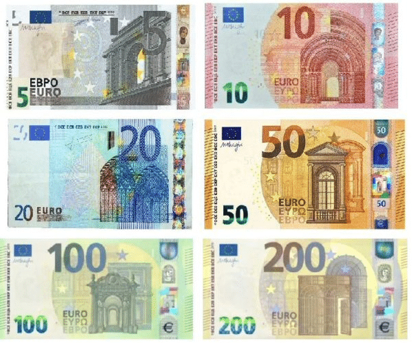 Banknoty euro