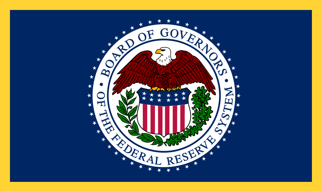 Flaga systemu Rezerwy Federalnej Stanów Zjednoczonych FED