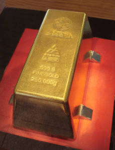 sztabka złota 400 g