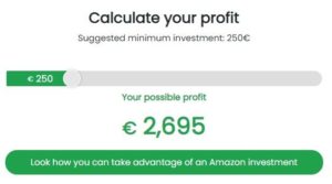 Oblicz swój zysk podczas inwestycji w Amazon