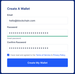 Jak założyć blockchain wallet