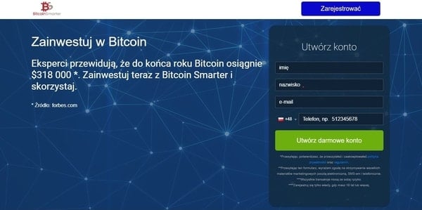 bitcoin smarter rejestracja