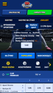 bigclash zakłady sportowe online