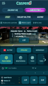 caspero zakłady online