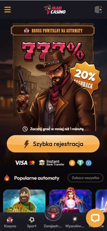 MadCasino strona głowna