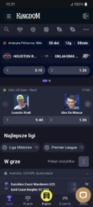 bukmacher online Kingdom Casino - mobile